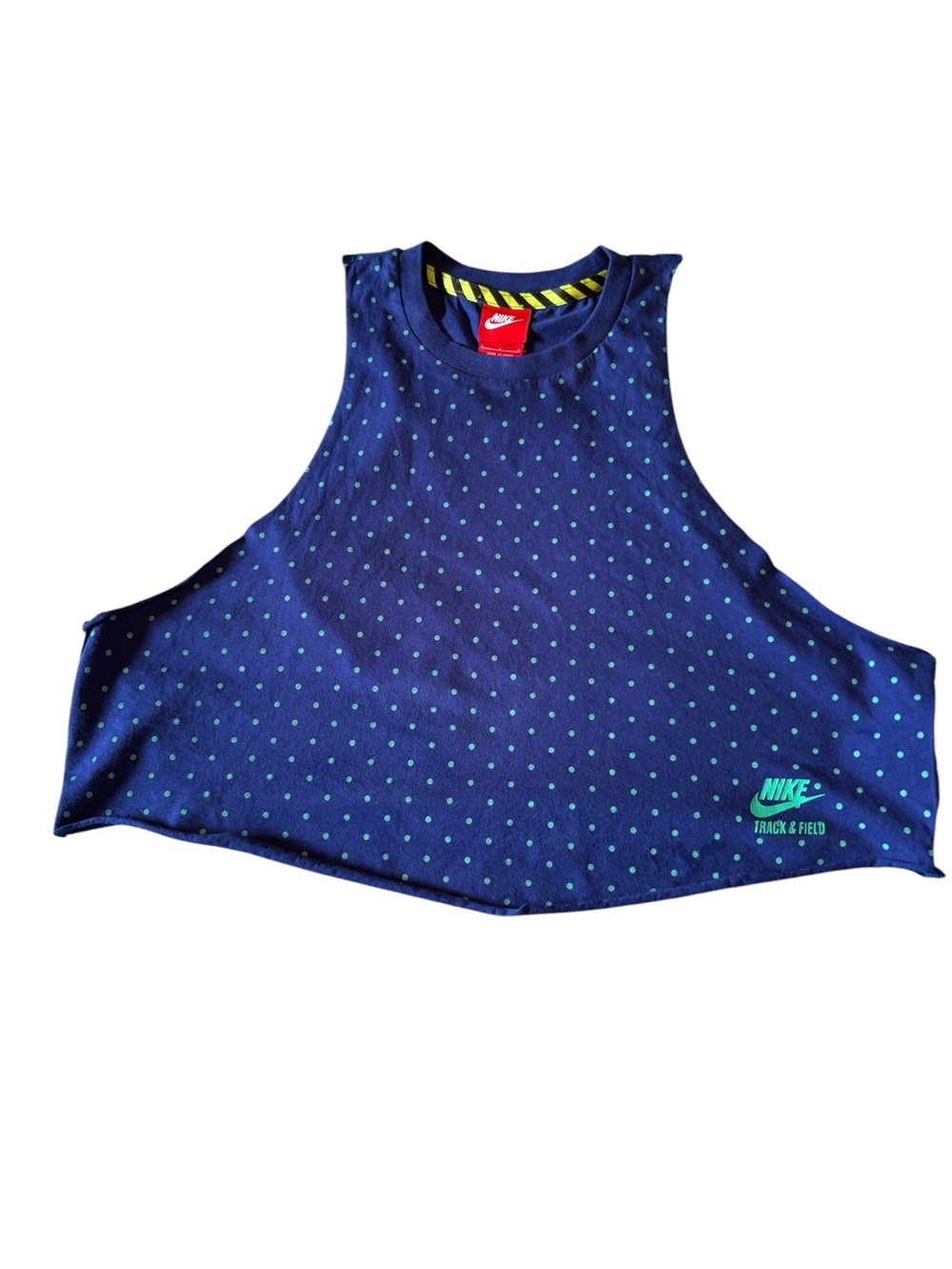 Nike Blue Tee with Teal Polka Dots
